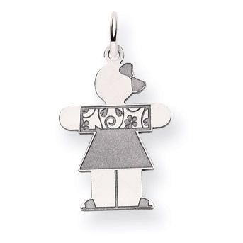 Kid Charm 14k White Gold XK1116W, MPN: XK1116W, 883957446028