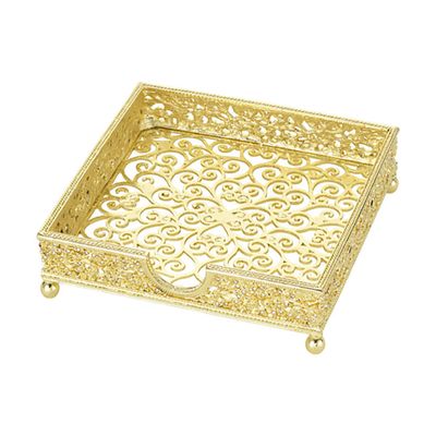 Olivia Riegel Gold Isadora Cocktail Napkin Holder NC1006, MPN: NC1006,