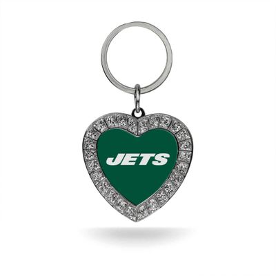 NFL New York Jets Rhinestone Heart Key Ring GC7953, MPN: GC7953, 767345625922