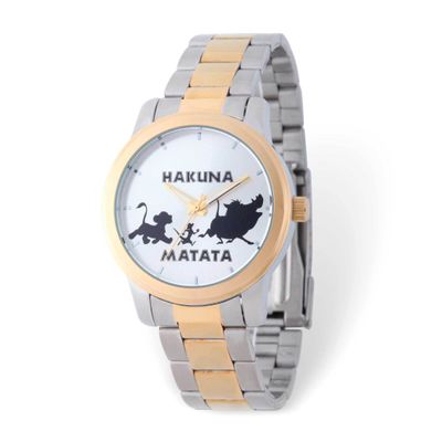 Disney Two-tone Lion King Hakuna Matata Adult Watch XWA5168, MPN: XWA5168, 843231085121