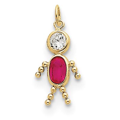 July Boy Birthstone Charm 10k Gold 10XCK169, MPN: 10XCK169, 716838192564