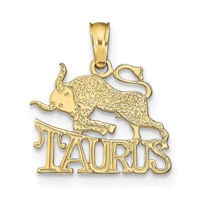 Taurus Charm 10k Gold 10K8947, MPN: 10K8947,