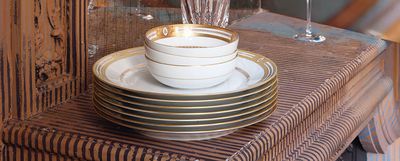 Robert Haviland Abeilles Gold Lindbergh Bowl 4.75 Inch HP800116, MPN: HP800116,