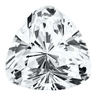 Cubic Zirconia White 7mm Trillion A Quality Gemstone CZ-0700-TRF-WH-A, MPN: CZ-0700-TRF-WH-A,