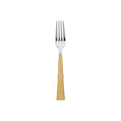 Ricci Slate Salad Fork 18/10 Stainless Steel Gold-plated 16004, MPN: 16004,