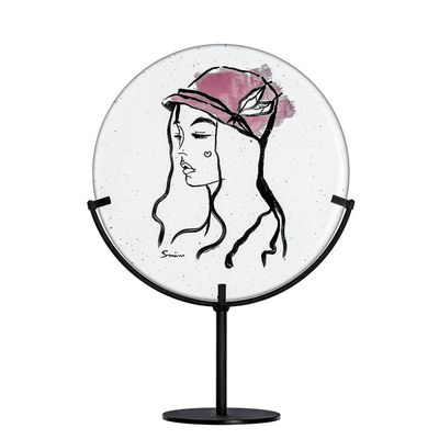 Kosta Boda Lady Hat With Stand 7091435, MPN: 7091435, 7321646015801