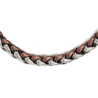 Brown IP-plated 24in. Necklace Stainless Steel Polished SRN2528-24 by Chisel, MPN: SRN2528-24, 1911…