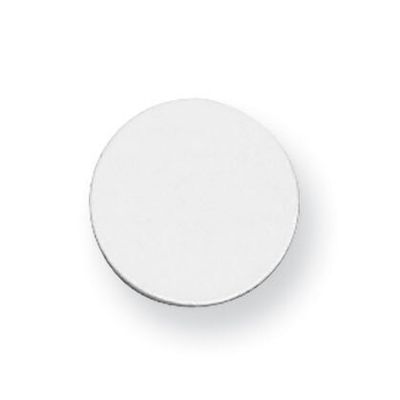 Round Stamping Sterling Silver Rhodium-plated SS1006, MPN: SS1006,