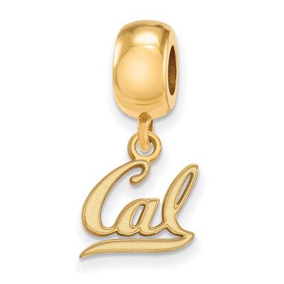 University of California Berkeley Bead Charm x-Small Dangle Gold-plated Silver GP022UCB, MPN: GP022…