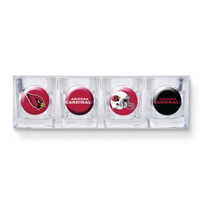 Cardinals 4-piece Shot Glass Set GC3531, MPN: GC3531, 737538257612