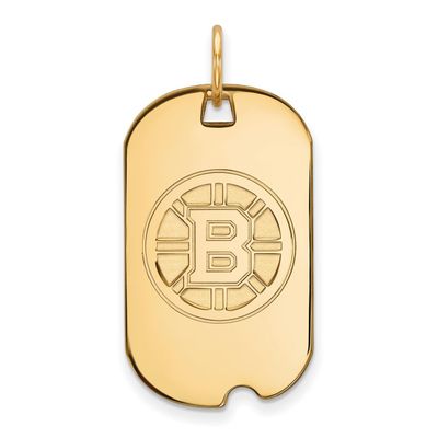 Boston Bruins Small Dog Tag Gold-plated Silver GP024BRI, MPN: GP024BRI, 886774743981