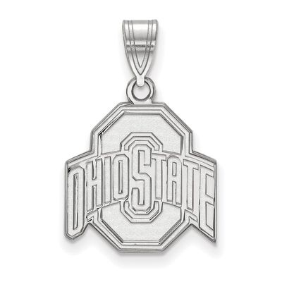 Ohio State University Medium Pendant 14k White Gold 4W003OSU, MPN: 4W003OSU, 886774829074