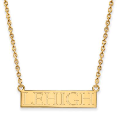 Lehigh University Large Pendant with Chain Necklace 14k Yellow Gold 4Y007LHU-18, MPN: 4Y007LHU-18, …
