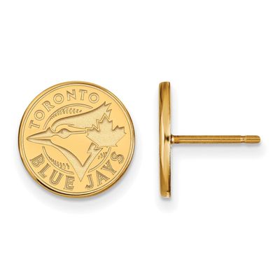 Toronto Blue Jays Small Post Earring 10k Yellow Gold 1Y005BLU, MPN: 1Y005BLU, 886774802428