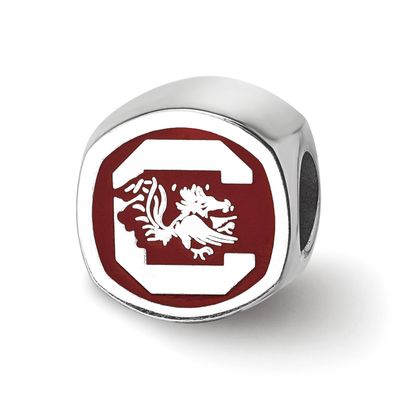 University of South Carolina C with Gamecock Centered Cushion shaped d Sterling Silver SS501USO, MP…