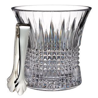 Waterford Lismore Diamond Ice Bucket With Tongs, MPN: 165642,