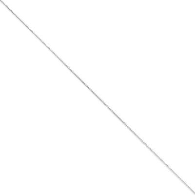 0.70mm Box Chain with lobster Catch 18 Inch 14k White Gold WLB050L-18, MPN: WLB050L-18, 886774539539