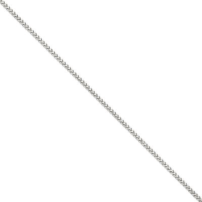 2.5mm Franco Chain 7 Inch 14k White Gold WFRA080-7, MPN: WFRA080-7, 886774434704