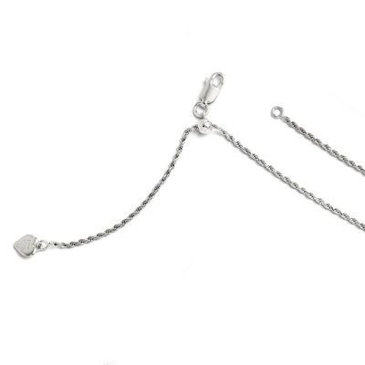 Leslie&#39;s Adjustable Rope Chain 22 Inch - Sterling Silver HB-FC14-22, MPN: FC14-22, 886774541716
