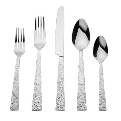 Ricci Argentieri 18/10 Stainless Steel Shale Mirror 20 Piece Set 8761, 644907087612