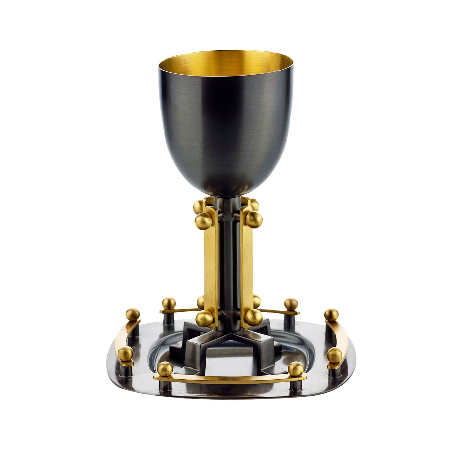 Ricci Argentieri Suspension Wine Cup Black W-Gold 94024, 644907940245