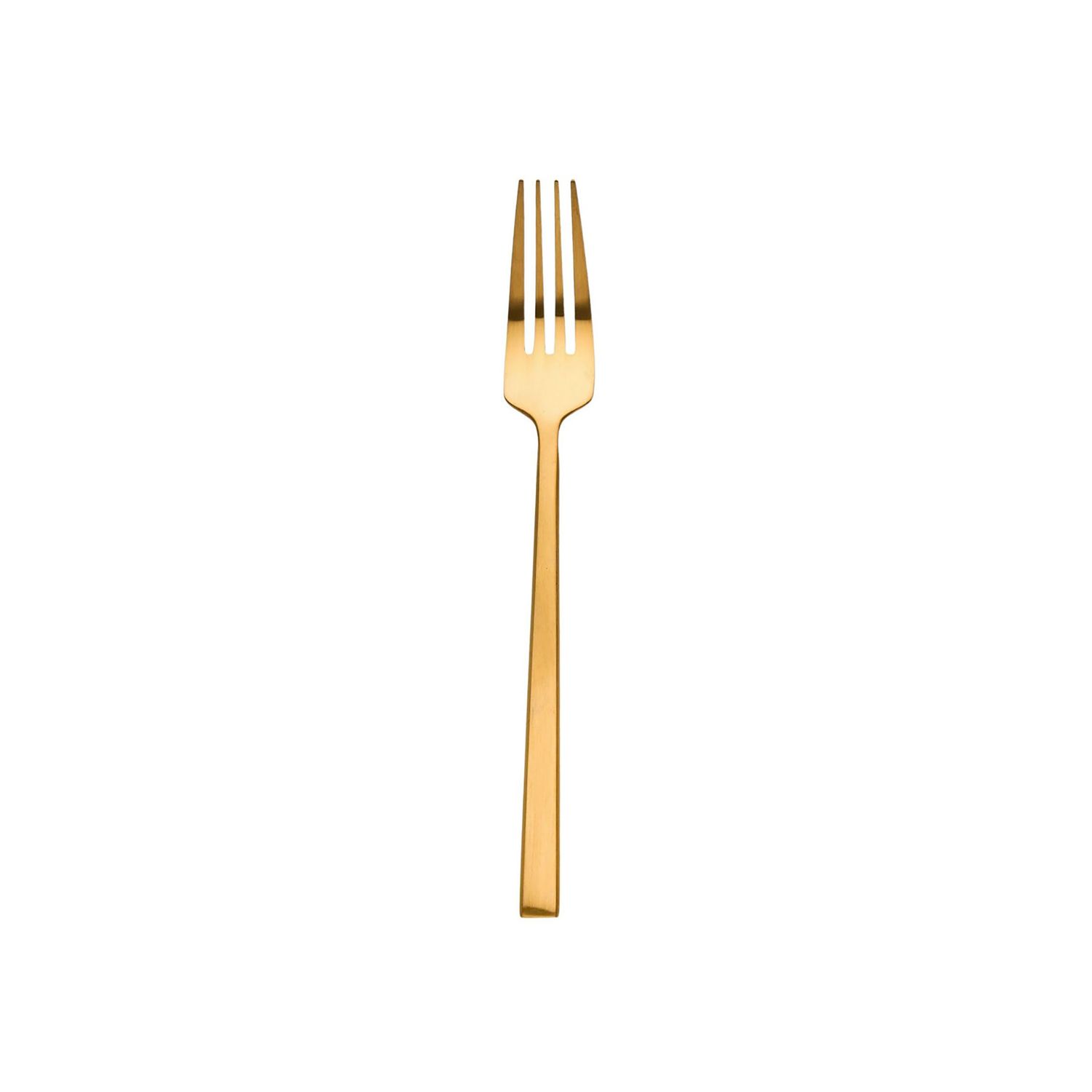 Ricci Argentieri 18/10 Stainless Steel Hover Matt Gold Serving Fork 23204, 644907232043