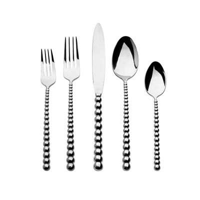 Ricci Argentieri 18/10 Stainless Steel Rondure Mirror 20 Piece 7150, 644907071505