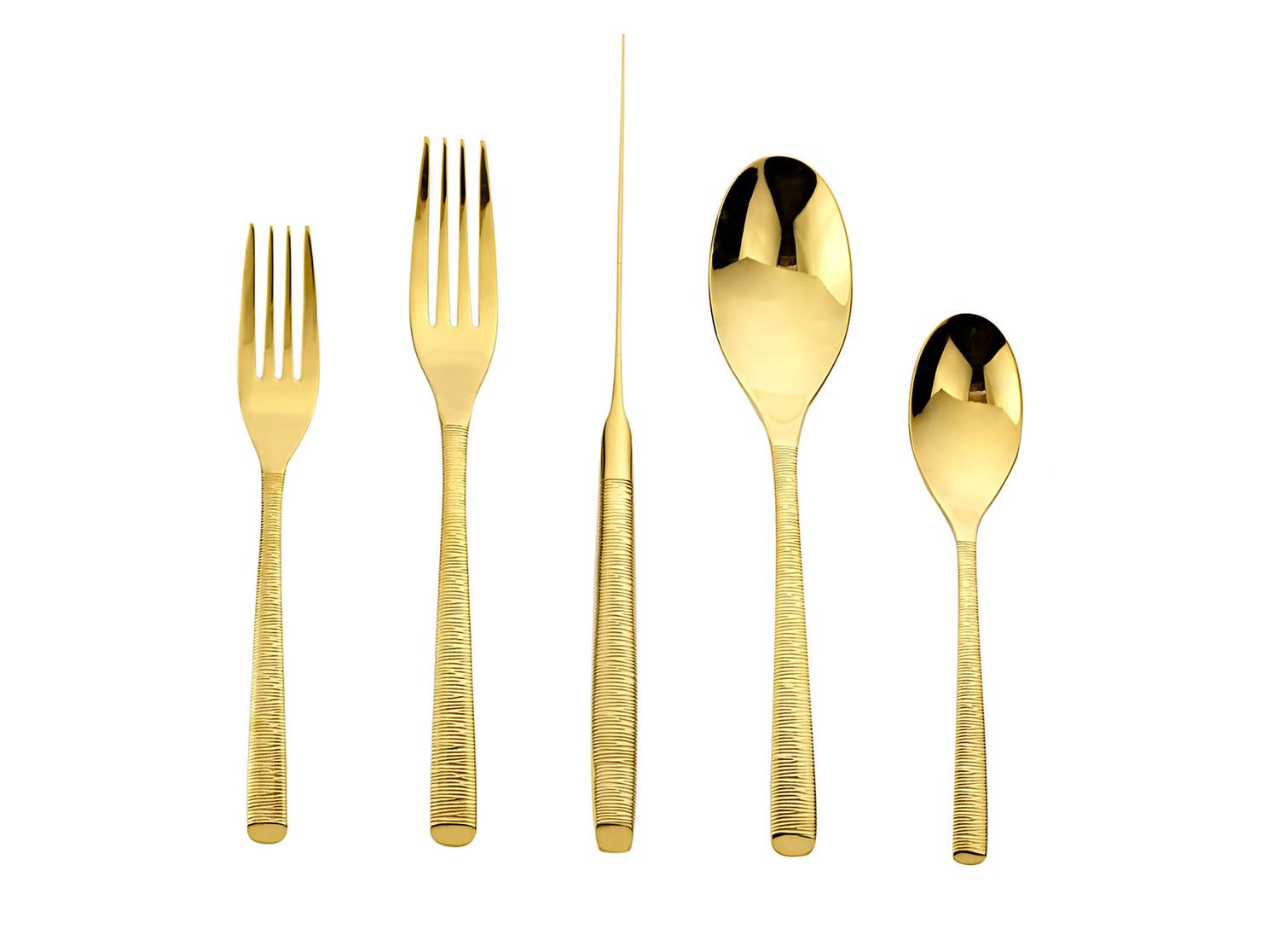 Ricci Argentieri 18/10 Stainless Steel Birchwood Allgold Pvd 20 7951, 644907079518