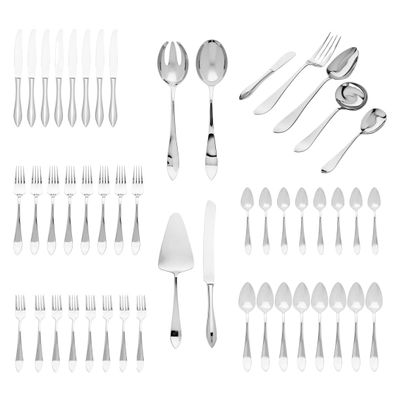 Ricci Argentieri Contorno 49 Piece Set 10668, 644907106689
