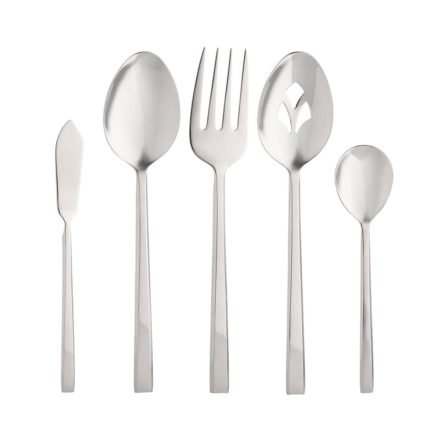 Ricci Argentieri 18/10 Stainless Steel Hover Mirror 5 Piece Host 2311, 644907023115