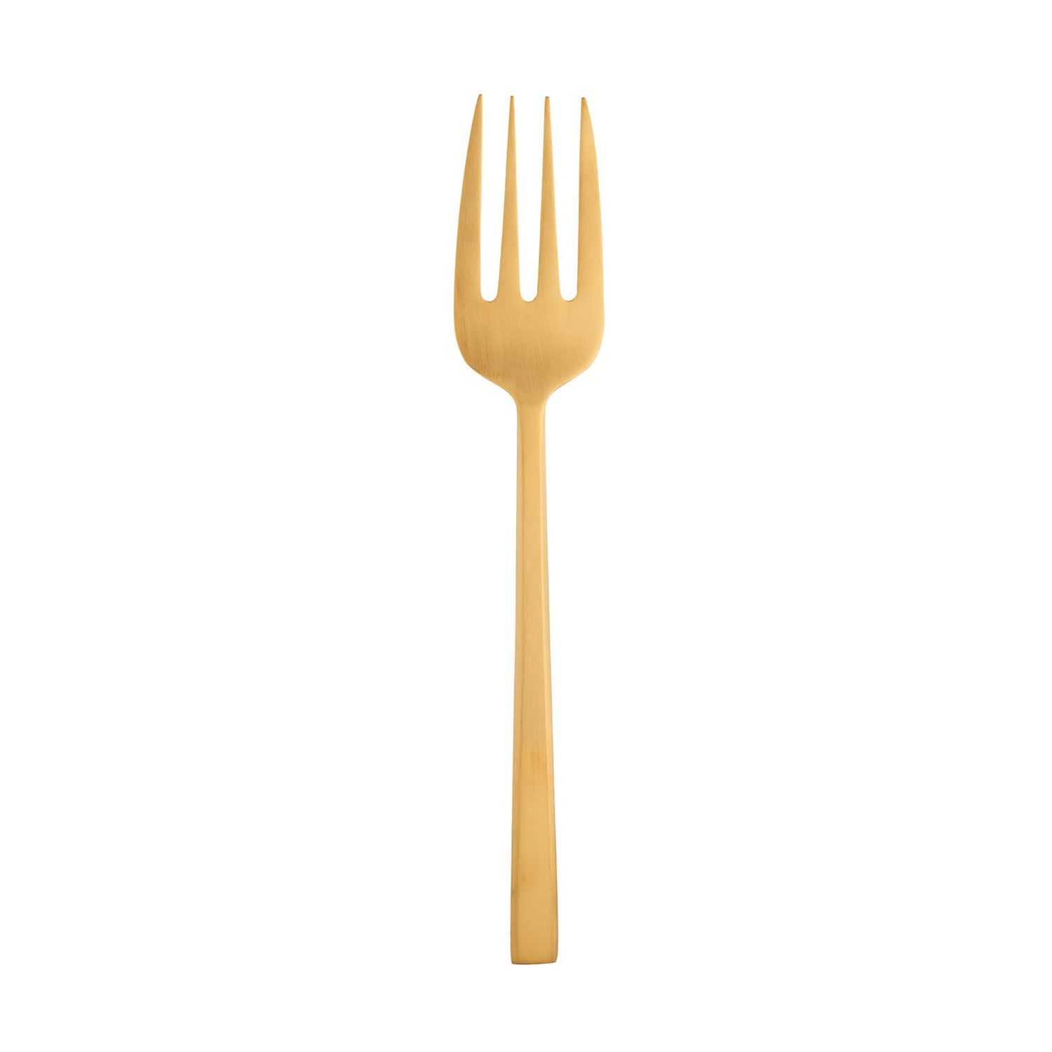 Ricci Argentieri 18/10 Stainless Steel Hover Matt Gold Serving Fork 23212, 644907232128