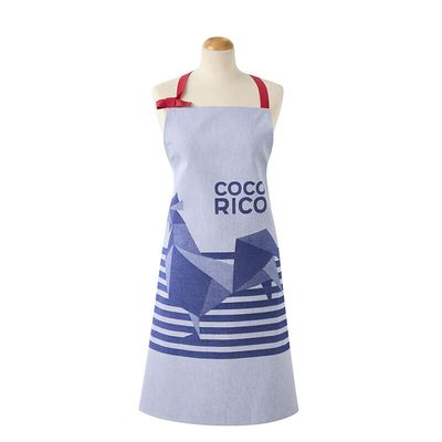 Le Jacquard Francais Coco-Rico Apron Blue 35 x 35 Inch, MPN: 30339