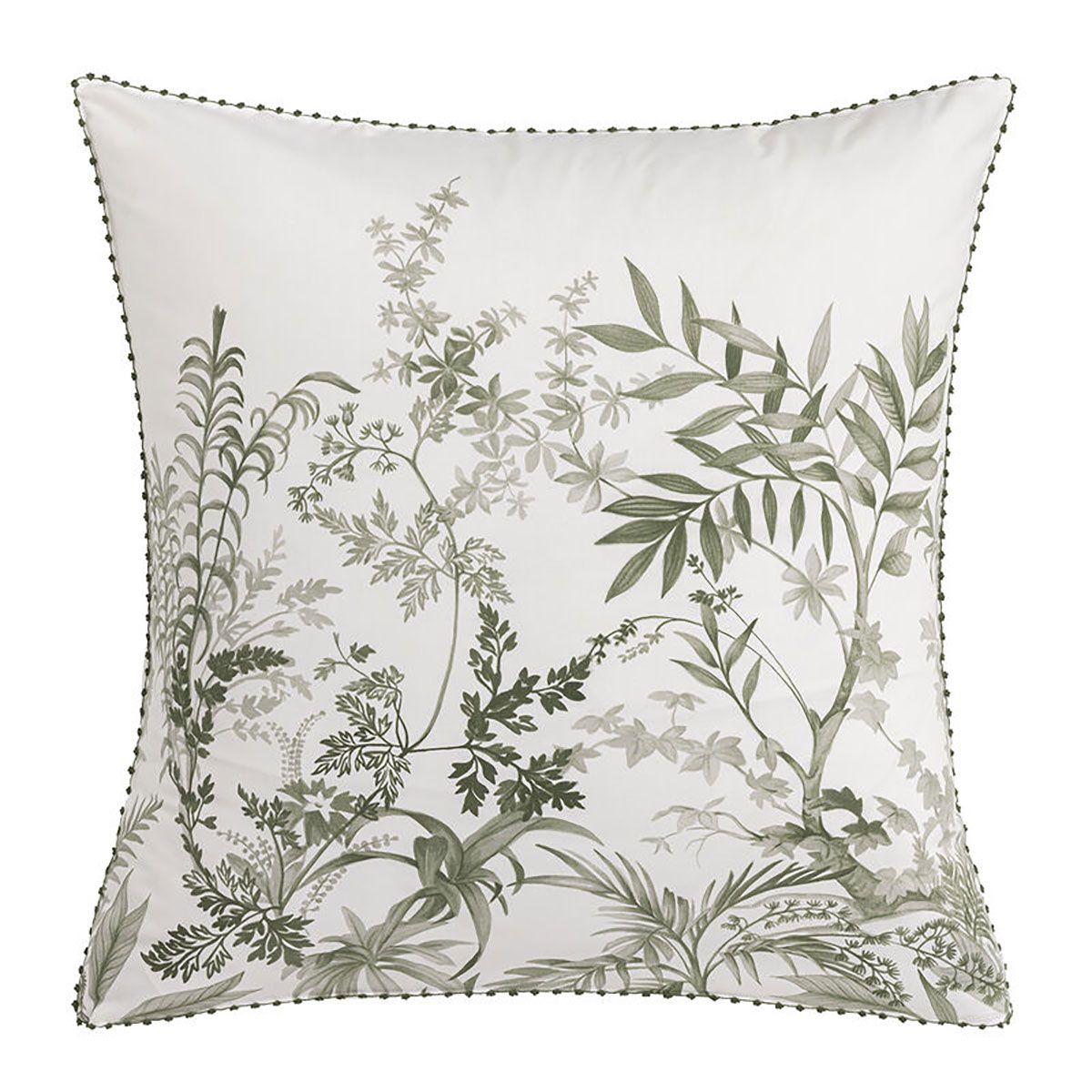 Le Jacquard Francais Jardin Deden Shams Green 26 x 26 Inch EURO, MPN: 30685