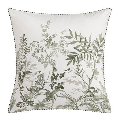 Le Jacquard Francais Jardin Deden Shams Green 26 x 26 Inch EURO, MPN: 30685