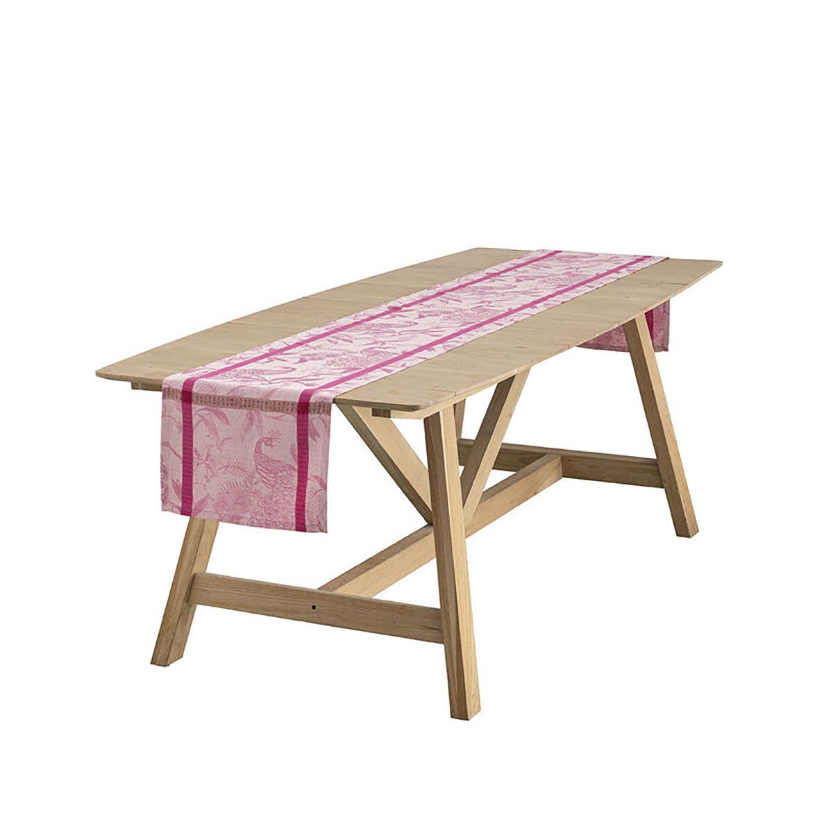 Le Jacquard Francais A Lorangerie Runner Pink 16 x 126 Inch, MPN: 30565
