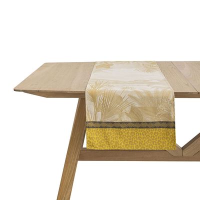 Le Jacquard Francais Sinharaja Runner Yellow 20 x 59 Inch, MPN: 30527