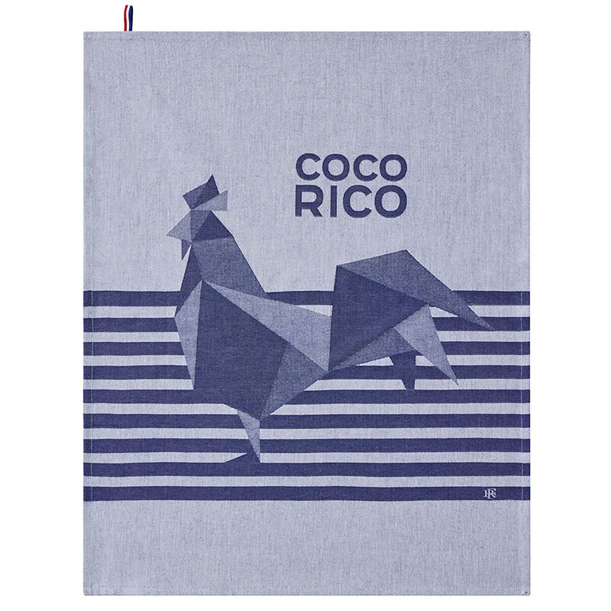 Le Jacquard Francais Coco-Rico Tea Towel Blue 24 x 31 Inch Set of 4, MPN: 30329