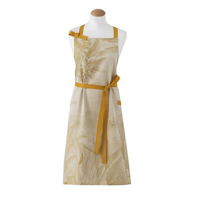 Le Jacquard Francais Sinharaja Apron Yellow 35 x 35 Inch, MPN: 30746