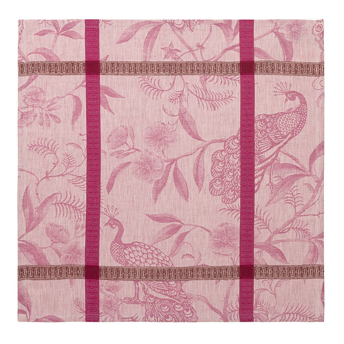 Le Jacquard Francais A Lorangerie Napkin Pink 22 x 22 Inch Set of 4, MPN: 30556