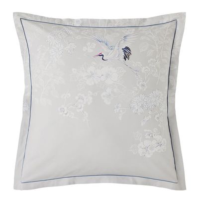 Le Jacquard Francais Envol Pillowcase Grey 26 x 26 Inch, MPN: 30665