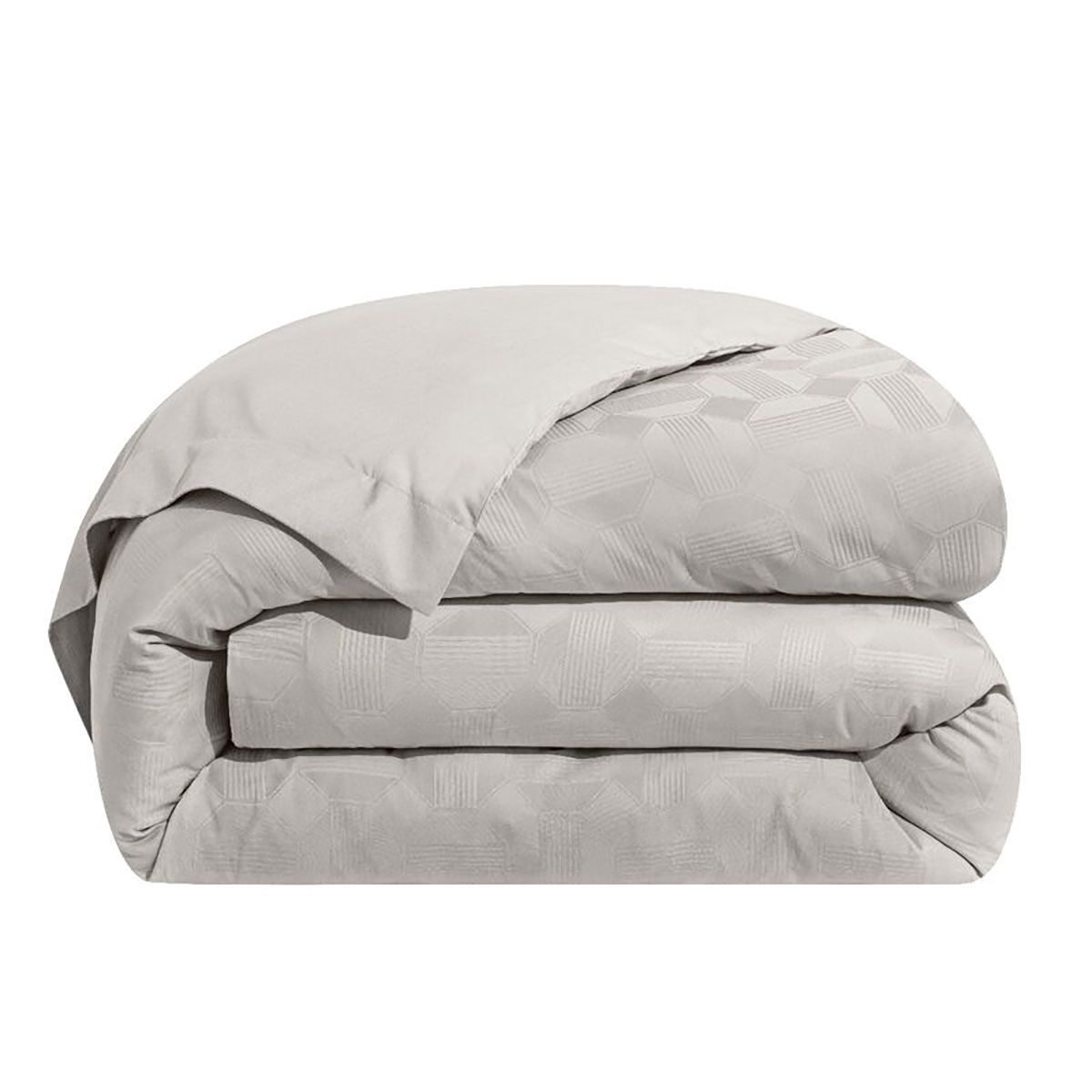 Le Jacquard Francais Palacio Duvet Cover Grey 61 x 87 Inch, MPN: 29744