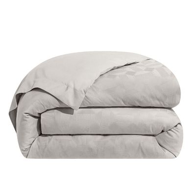Le Jacquard Francais Palacio Duvet Cover Grey 61 x 87 Inch, MPN: 29744