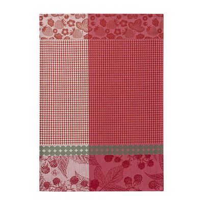 Le Jacquard Francais Cueillette Dete Hand Towel Red 21 x 15 Inch Set of 4, MPN: 30432