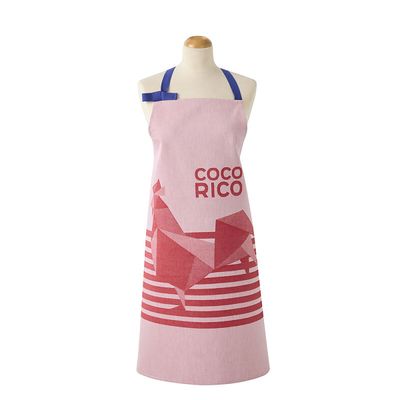 Le Jacquard Francais Coco-Rico Apron Red 35 x 35 Inch, MPN: 30358