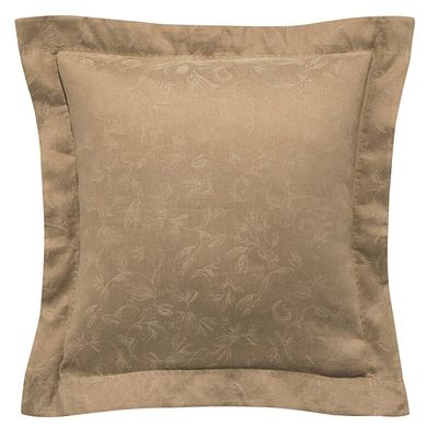 Le Jacquard Francais Arabesque Pillowcase Beige 31 x 31 Inch, MPN: 21513