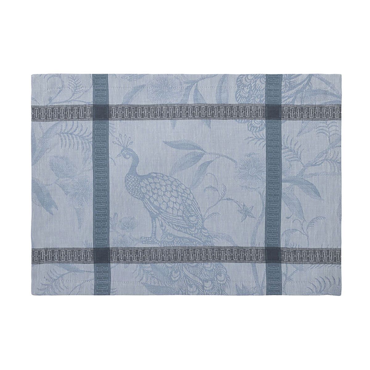 Le Jacquard Francais A Lorangerie Placemat Blue 20 x 14 Inch Set of 4, MPN: 30558