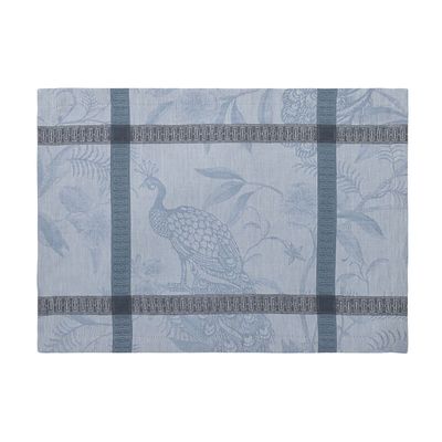 Le Jacquard Francais A Lorangerie Placemat Blue 20 x 14 Inch Set of 4, MPN: 30558