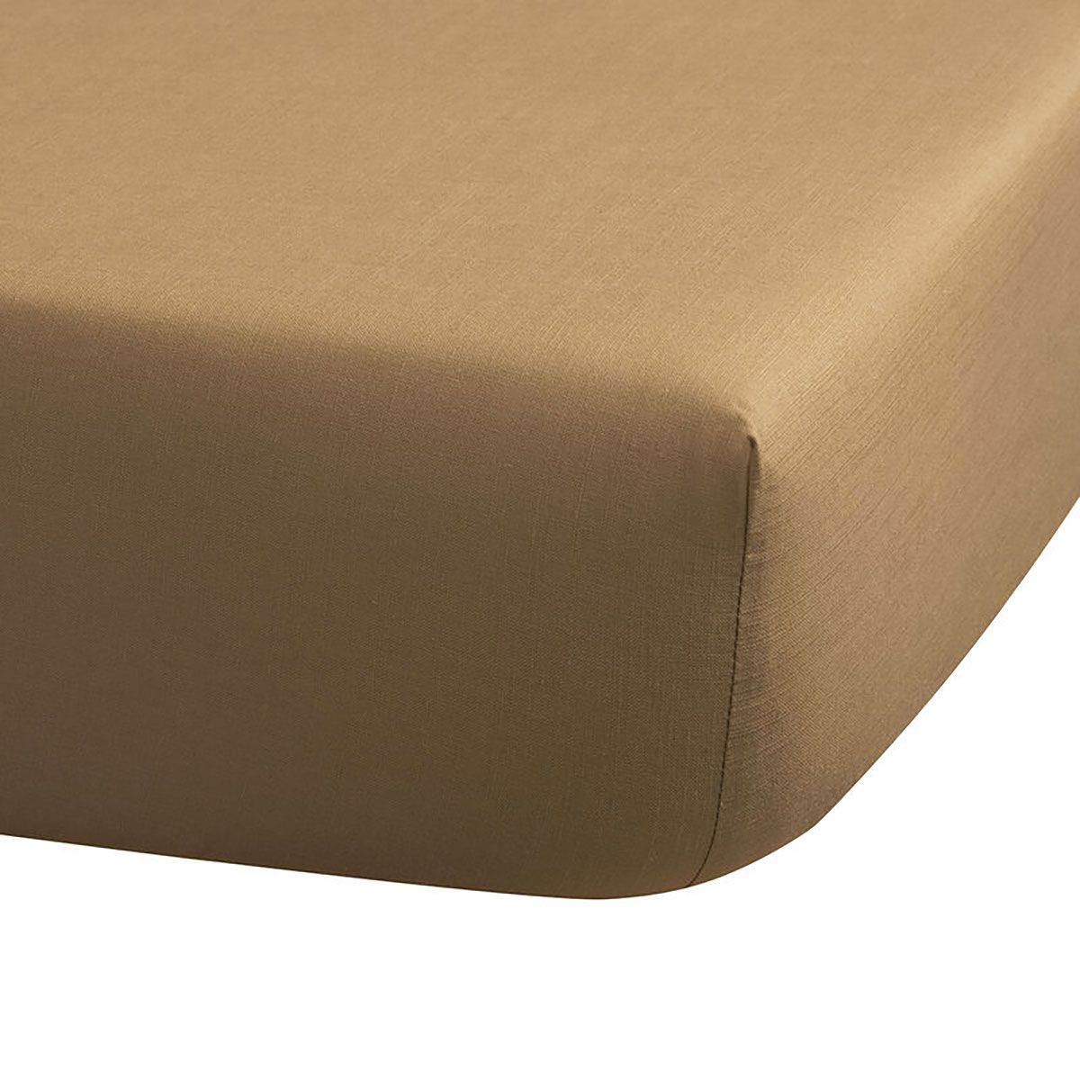 Le Jacquard Francais Eclat Fitted Sheet Beige 71 x 79 x 14 Inch, MPN: 21662