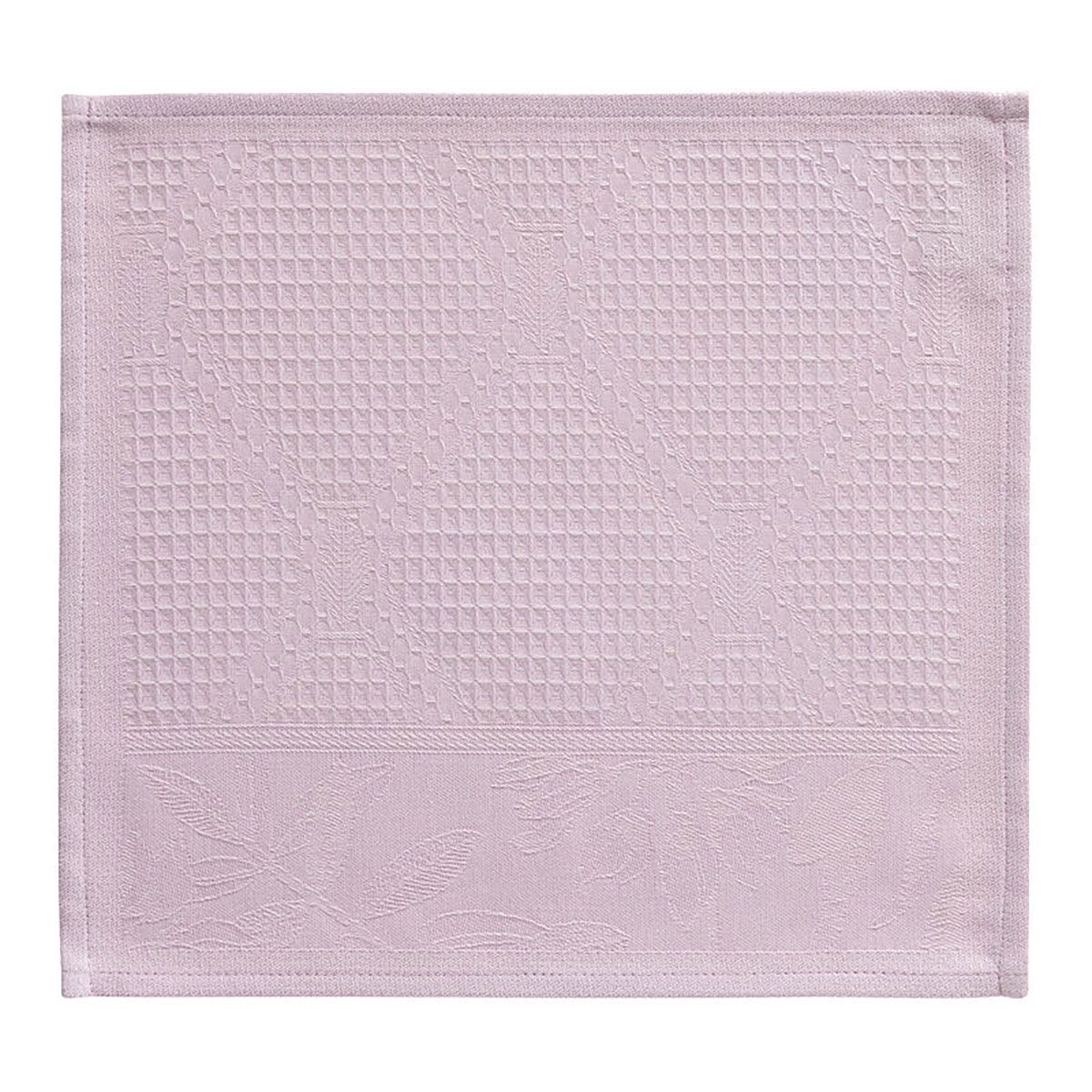 Le Jacquard Francais Pois De Senteur Washcloth Pink 12 x 12 Inch Set of 4, MPN: 30779