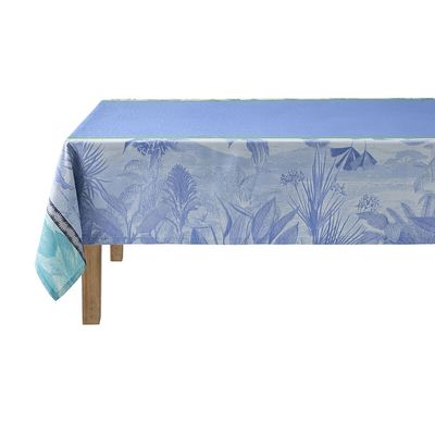 Le Jacquard Francais Sinharaja Tablecloth Blue 69 x 69 Inch, MPN: 30514